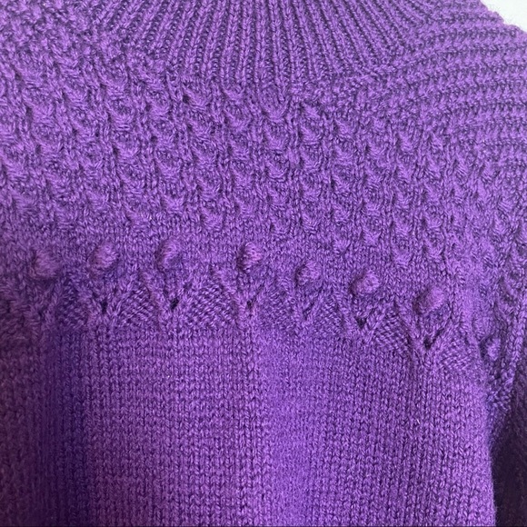 Vintage South Wool 100% Pure  Wool Hand Knitted Top - Picture 5 of 10